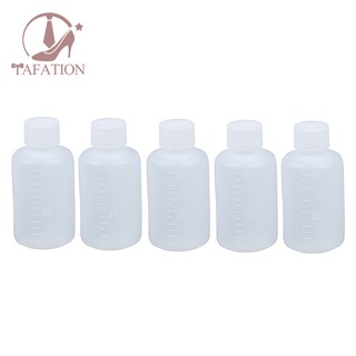 Set 5 Lọ Nhựa Hình Trụ 60ml Đựng Dung Dịch Hóa Chất