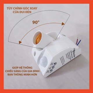 Đui đèn cảm biến rạng đông