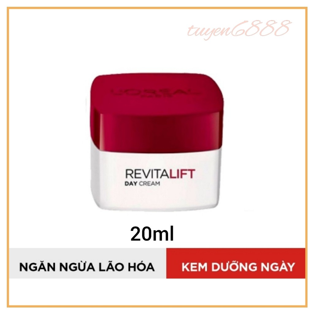 Kem dưỡng da tươi trẻ ban ngày chống lão hóa L'ORÉAL Revitalift Day SPF35 PA++ 20ml (kem ngày)