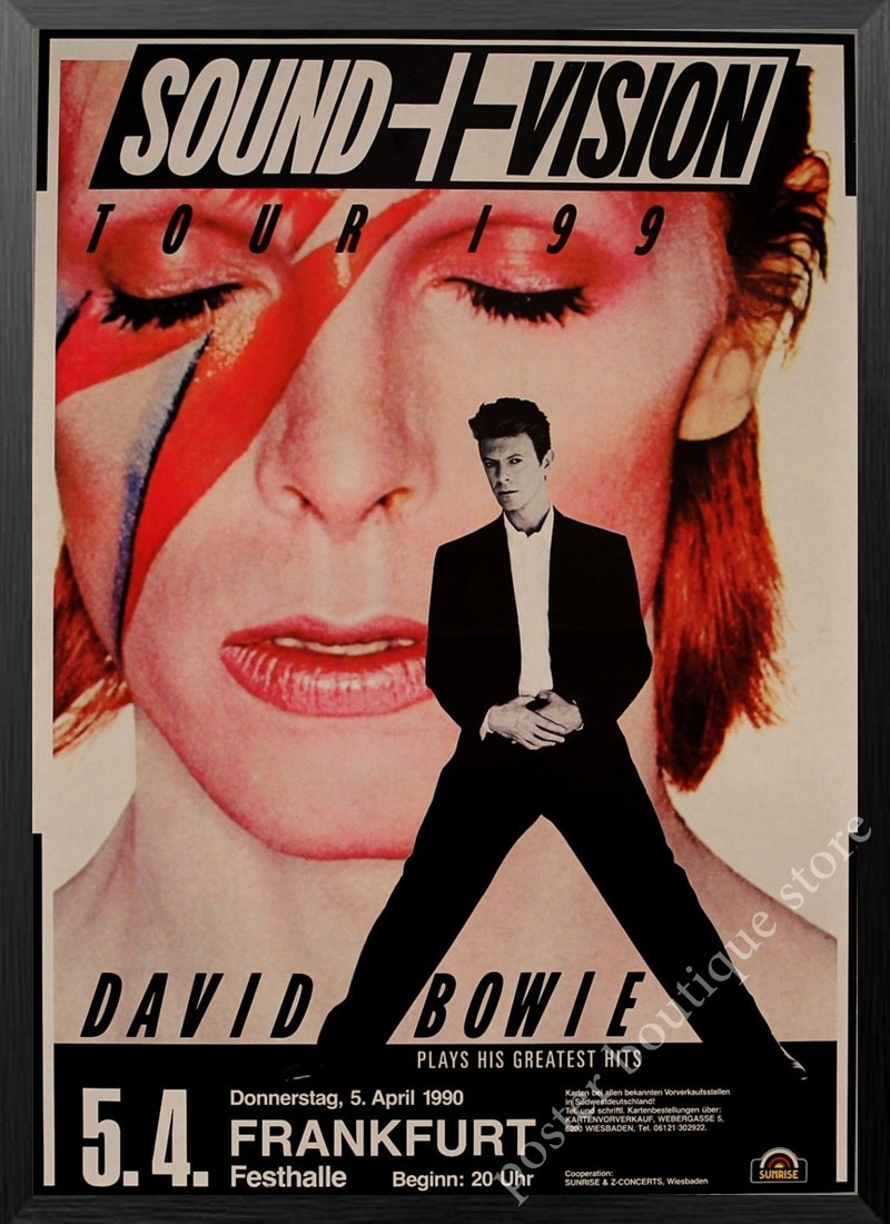 Áp Phích Dán Tường Trang Trí Hình Ca Sĩ Nhạc Rock David Bowie