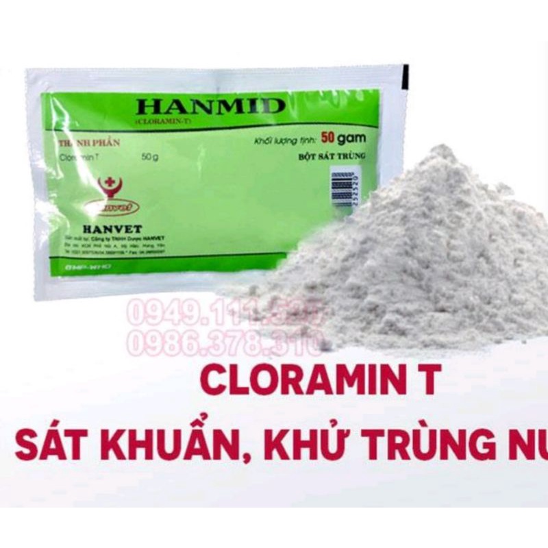 gói Thuốc sát trùng chuồng trại, phòng bệnh dịch tả châu phi 50gram