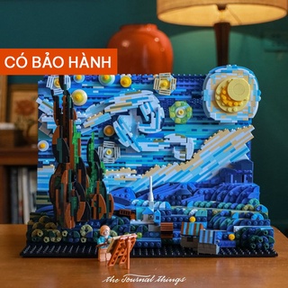 Bricks Toy Starry Night - Van Gogh 1830pcs (Bộ Xếp Hình Tranh Starry Night Van Gogh 1830 Mảnh)