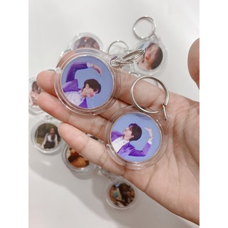 Móc khoá tròn 2 mặt