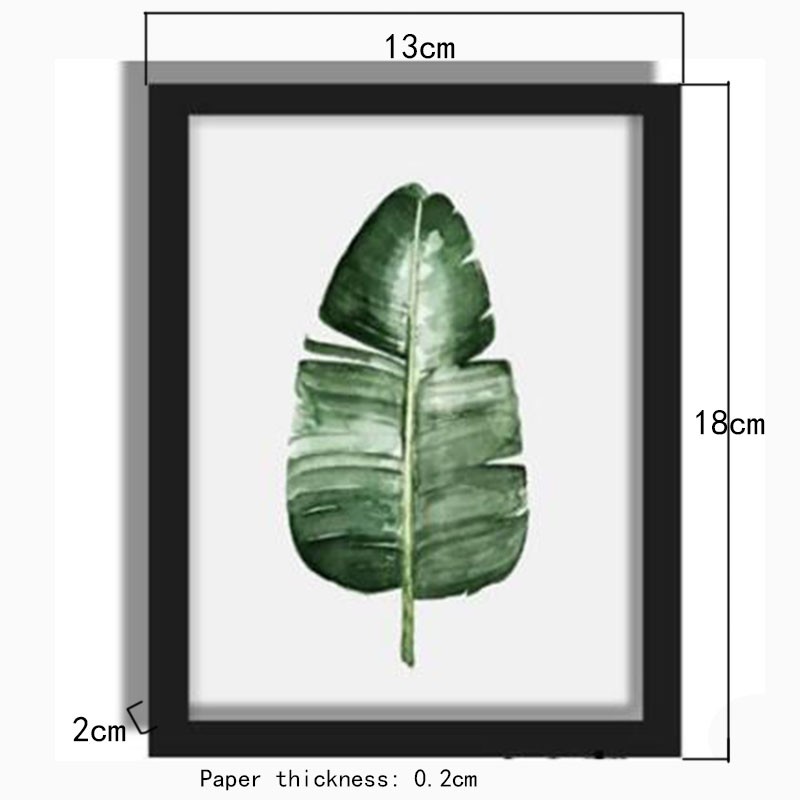 Tranh treo tường trang trí mini hình lá cây cỏ tươi tắn phong cách Bắc Âu hiện đại dành cho phòng khách | BigBuy360 - bigbuy360.vn