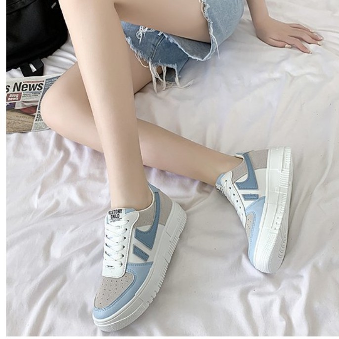 Giày Thể Thao Nữ, Giày Sneaker Nữ Học Sinh 3 Màu Mẫu Mới 2021 TD 130