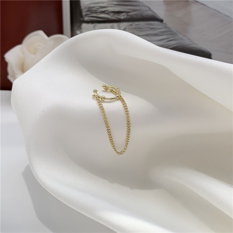 Khuyên tai kẹp vành một bên không bấm lỗ K185 (1 chiếc)