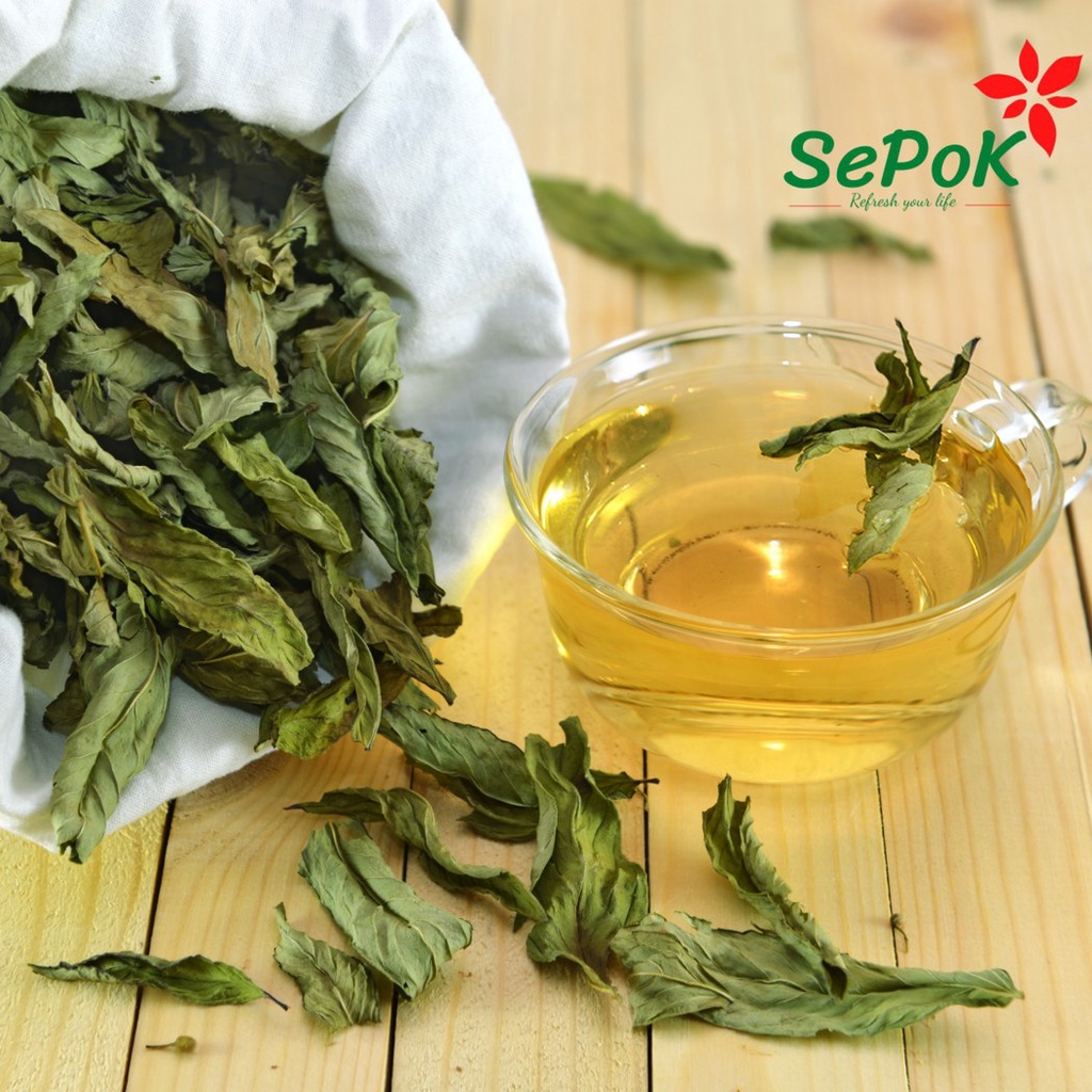 Lá Bạc Hà Sấy Khô - SePok - 50g/100g - Chuẩn hàng loại 1, mùi thơm tươi mát