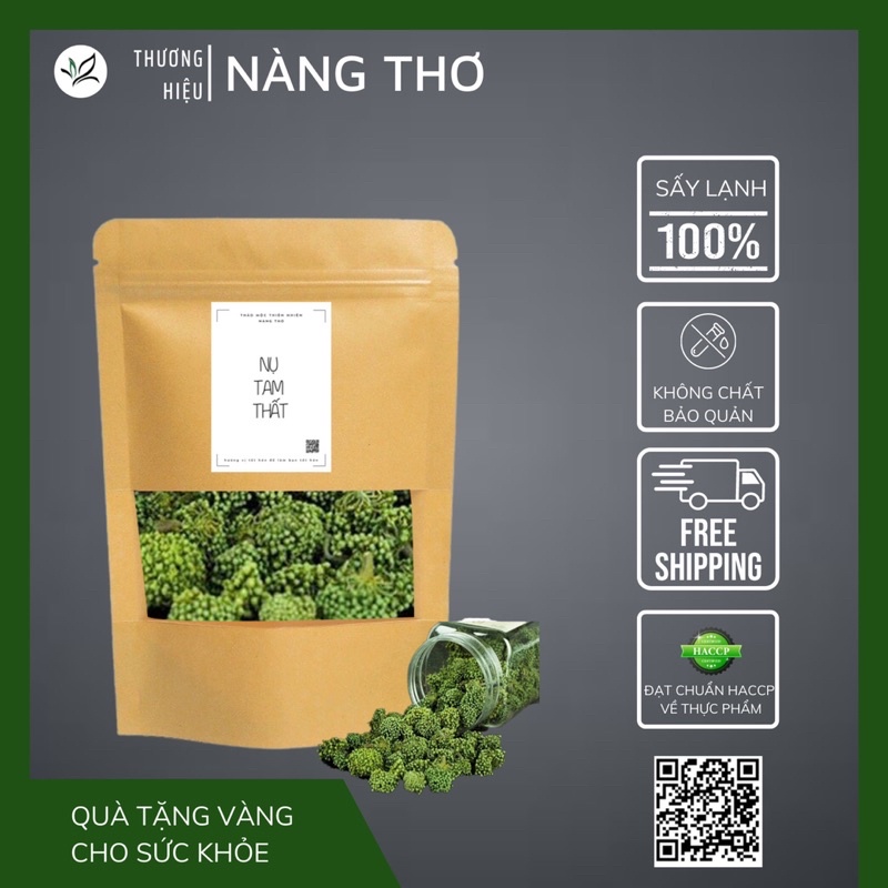 ✅ [Loại 1] 250gr Nụ Tam Thất Bao Tử Sapa Sấy Lạnh Nàng Thơ