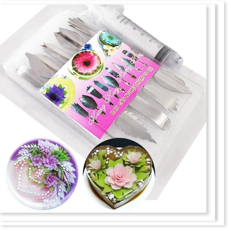 Bộ dụng cụ làm thạch rau câu 3D nghệ thuật