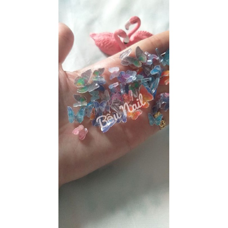 Charm bướm - Phụ kiện trang trí - Set 10 con