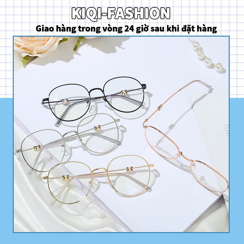 Mắt kính gọng tròn chống bức xạ phong cách retro thời trang cho nam và nữ