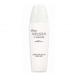 Kem chống nắng Sunplay Skin Aqua 50+ UV Moisture Milk nắp trắng
