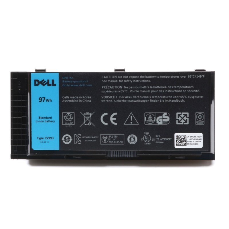 Pin Laptop Dell Precision M4600 M4700 M4800 M6600 M6800 M6700 (PIN ZIN)