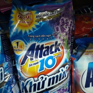 Bột giặt khử mùi Attack hương oải hương 720g