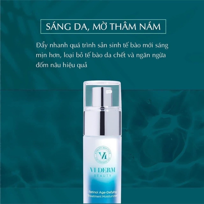 Kem dưỡng VI DERM trẻ hoá da toàn diện Retinol Age Defying