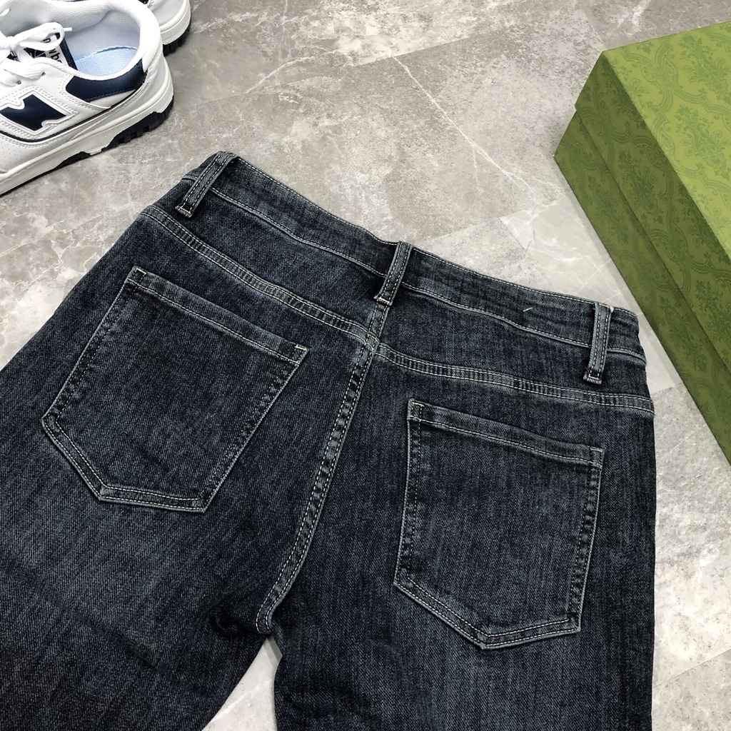 Quần jeans nam basic cao cấp form slim fit QJ 001 - MT808