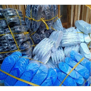 10 Đôi Dép Tông Xốp Dùng Cho Khách Sạn Đủ Size Siêu Nhẹ Siêu Êm 3 Màu Xanh, Đen, Trắng
