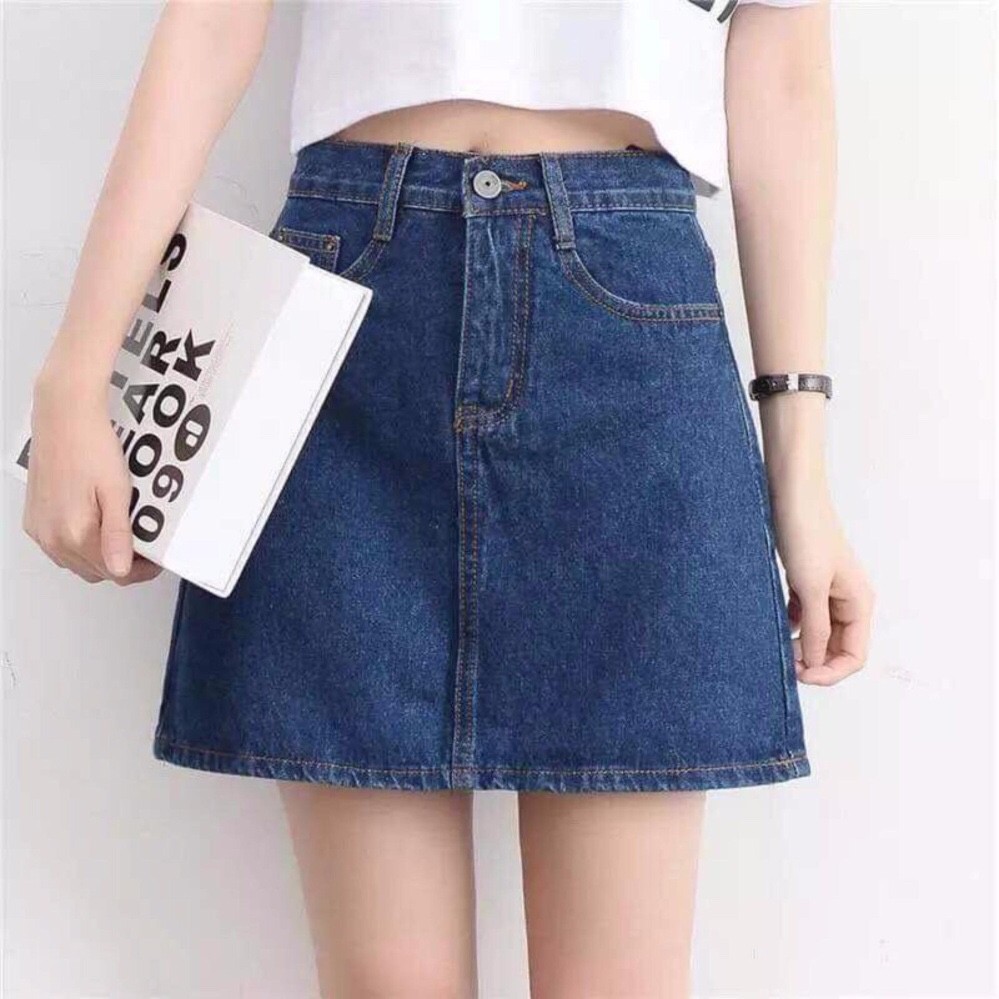 [Mã FAMAYWA giảm 10K đơn 50K] Chân Váy Jeans Chữ A Công Sở Thời Trang OHS4001-2 | BigBuy360 - bigbuy360.vn