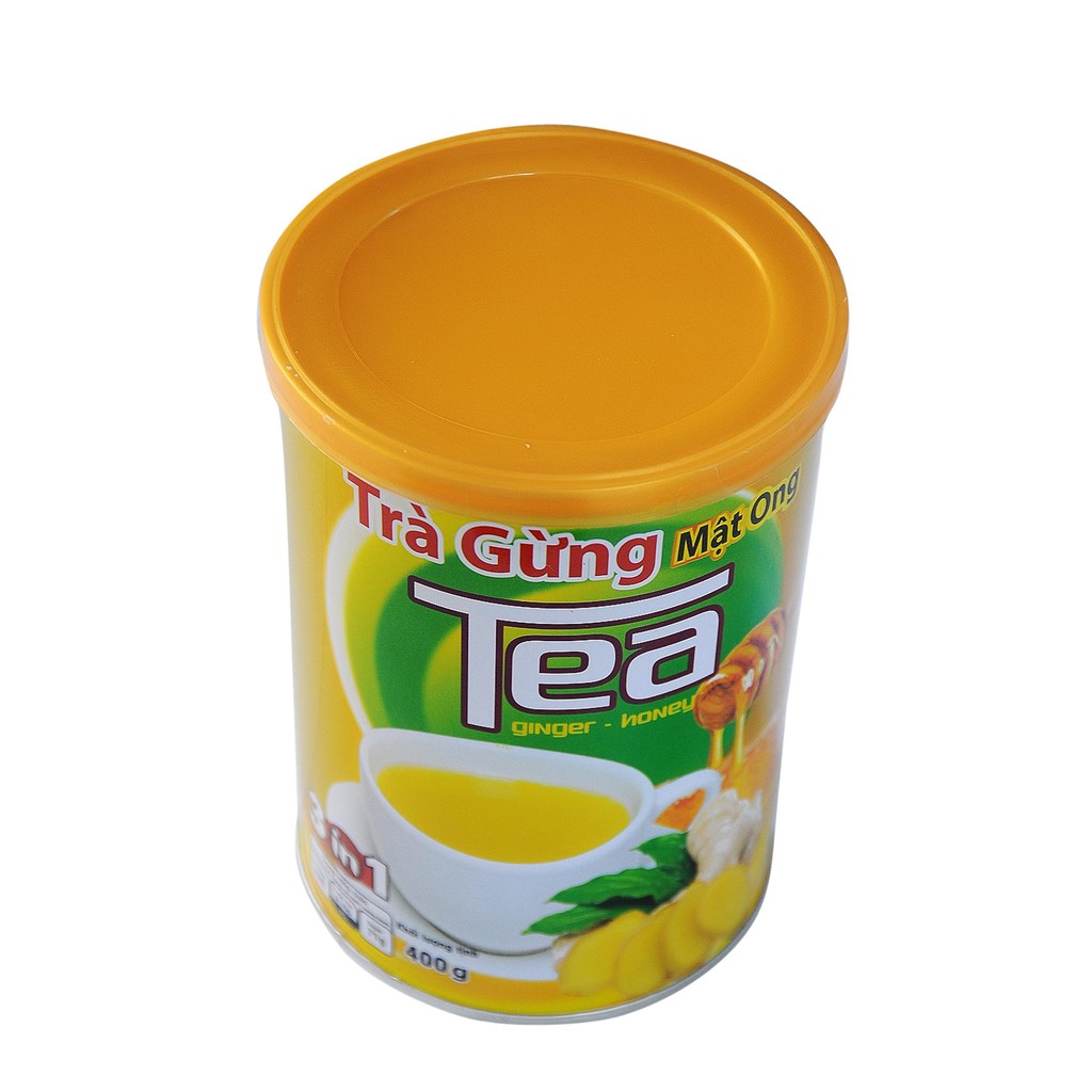 Trà gừng mật ong hòa tan Thanh Bình lon 400g