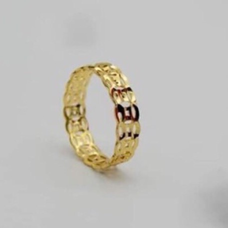 Nhẫn Kim Tiền Mạ Vàng 18k