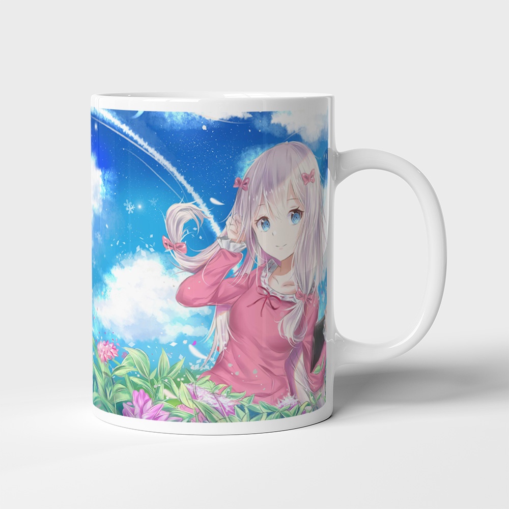 Cốc uống nước Anime, ly in hình EROMANGA SENSEI - Mẫu 1. Nhận in theo yêu cầu