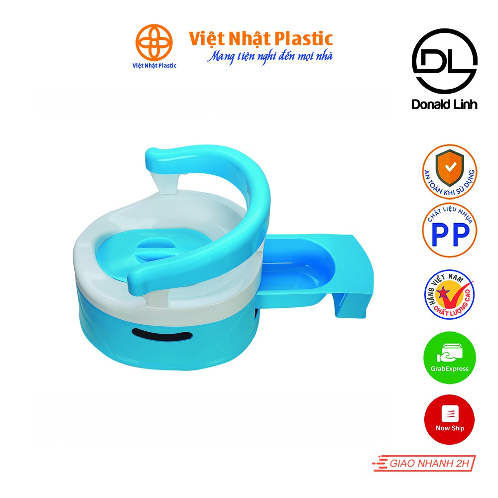 Bô vệ sinh cho bé tựa lưng tiện dụng Việt Nhật Plastic - 5452