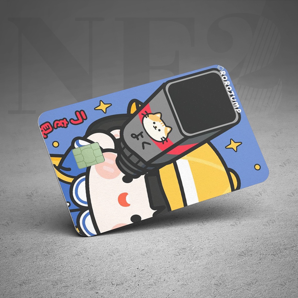 CORO JUMP DỄ THƯƠNG - Decal Sticker Thẻ ATM  Miếng Dán Trang Trí NF2 Card