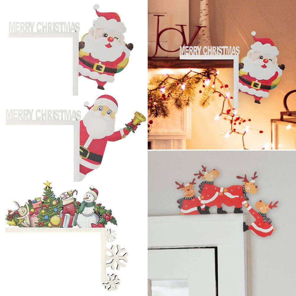 PINEVN Phụ Kiện Trang Trí Cửa Phong Cách Giáng Sinh Độc Đáo