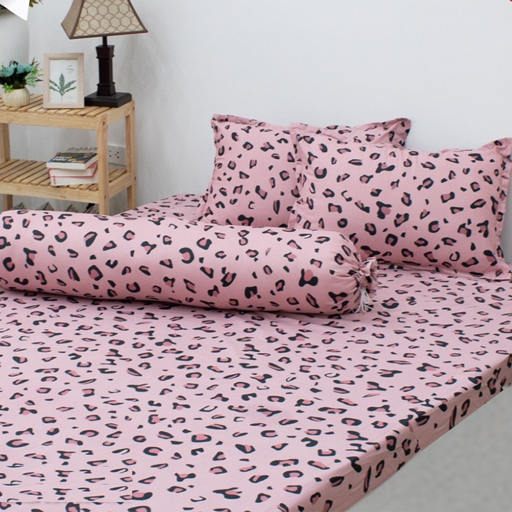 [SIÊU RẺ]  Bộ Ga Gối Poly cotton Mẫu Dâu Nhật Gồm Ga Chun và Vỏ Gối Nằm [Nhắn tin chọn mẫu với shop] !!!