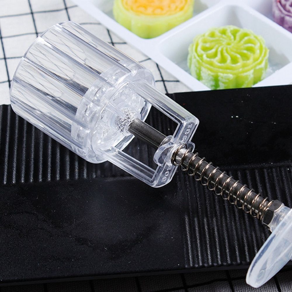 Set khuôn làm bánh trung thu DIY 50g tạo kiểu 6 mẫu 3D độc đáo