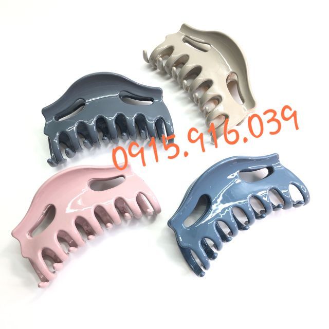 Kẹp tóc xương cá giao màu ngẫu nhiên