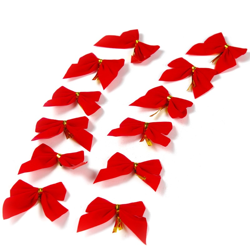 Nơ nhỏ trang trí cây thông giáng sinh xinh xắn N1