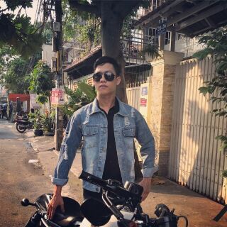 Áo khoác jean cặp