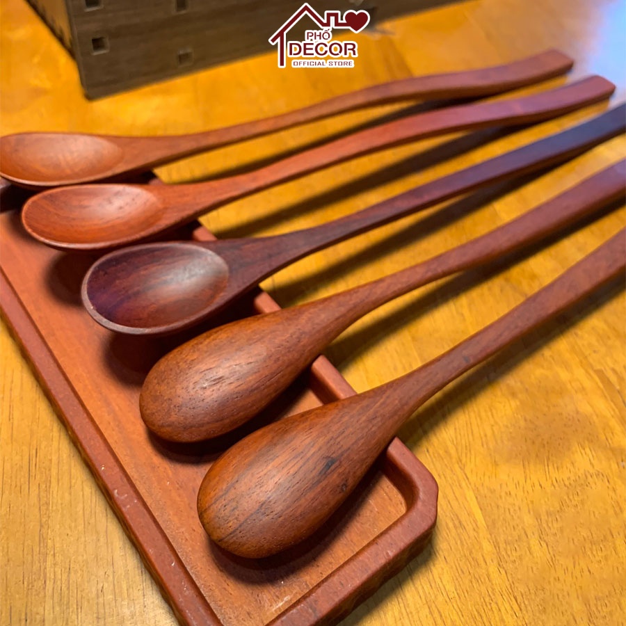 Thìa Phố Decor - Que Khuấy Đồ Uống Bằng Gỗ Hương An Toàn Cho Sức Khoẻ