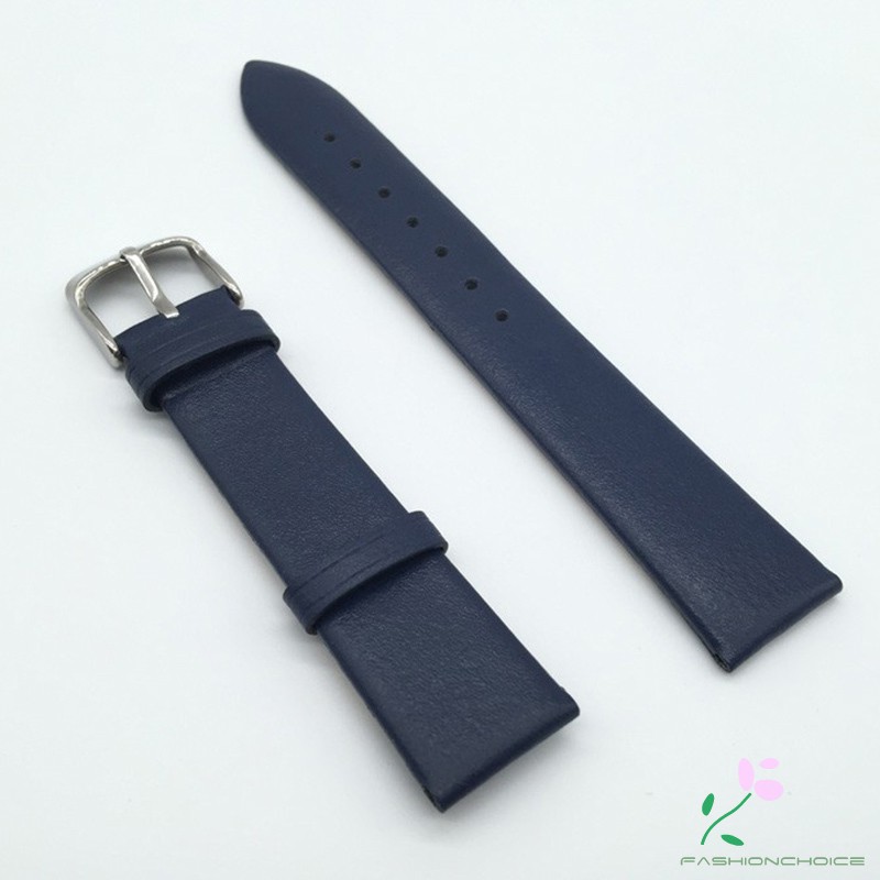 Dây đồng hồ thay thế bằng da bò thời trang cho nam nữ