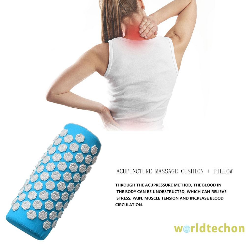 READY STOCK Lotus Acupressure Massage Pilates Yoga Pillow Spike Relieve Stress Cushion