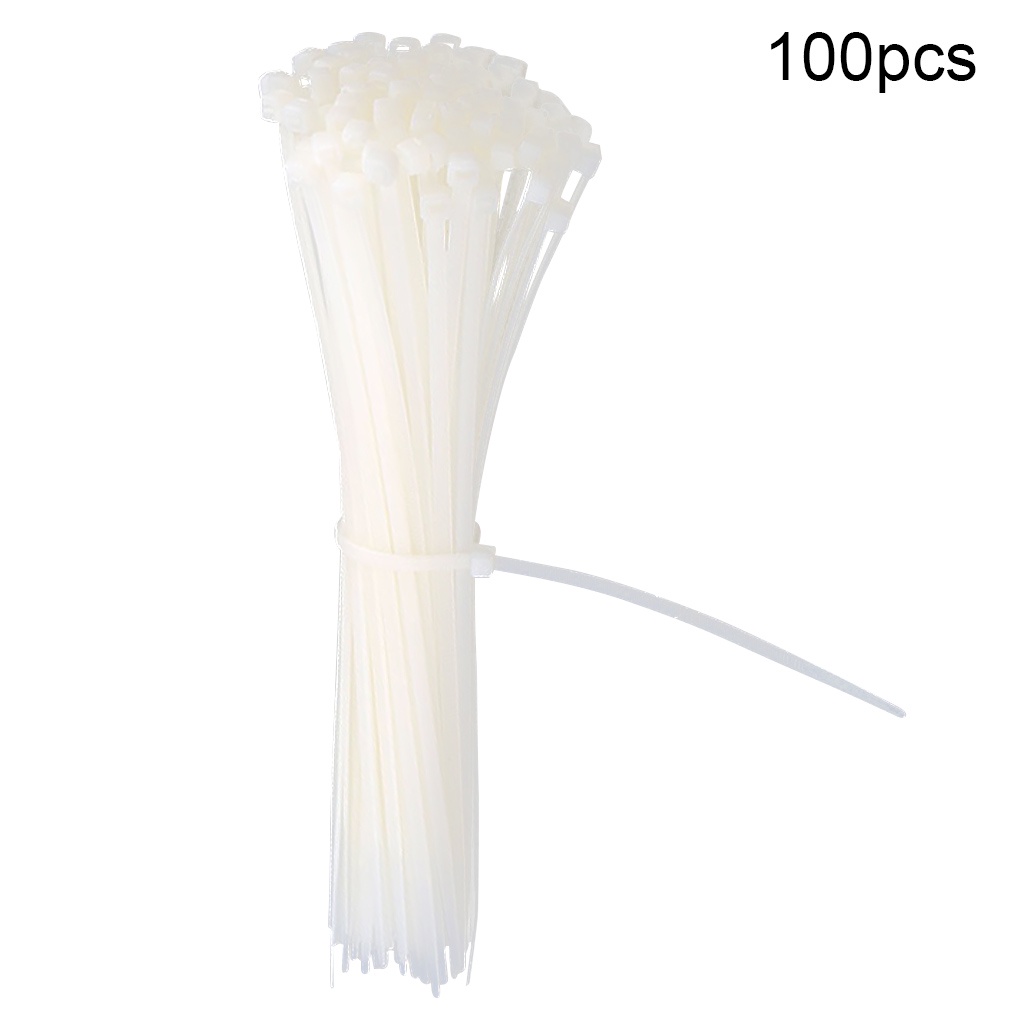 Dây rút nhựa nylon tự khóa 3x100mm nhiều màu sắc hỗn hợp