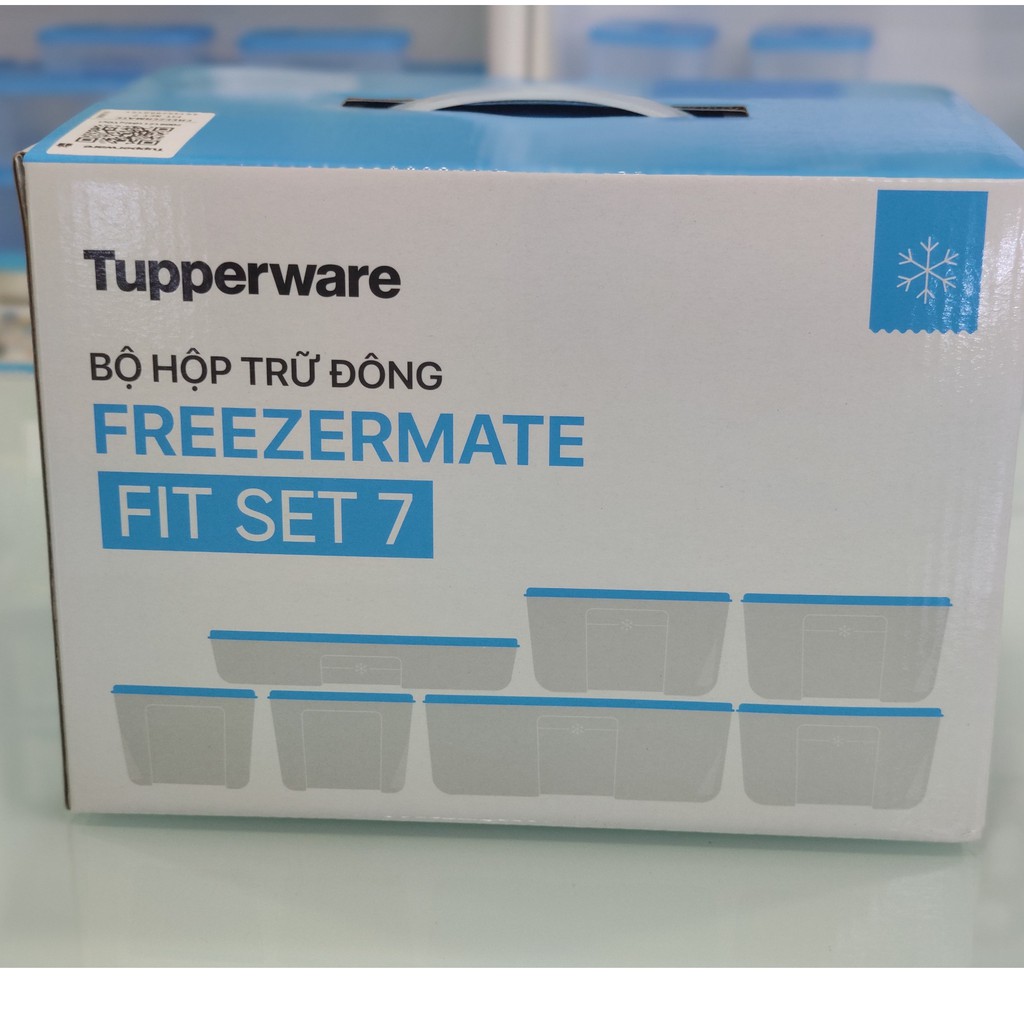 Tupperware - Bộ hộp trữ đông Freezermate Fit Set 7 | WebRaoVat - webraovat.net.vn