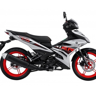 Tem rời ex 150 2021 dán xe trắng phối tem đỏ đen