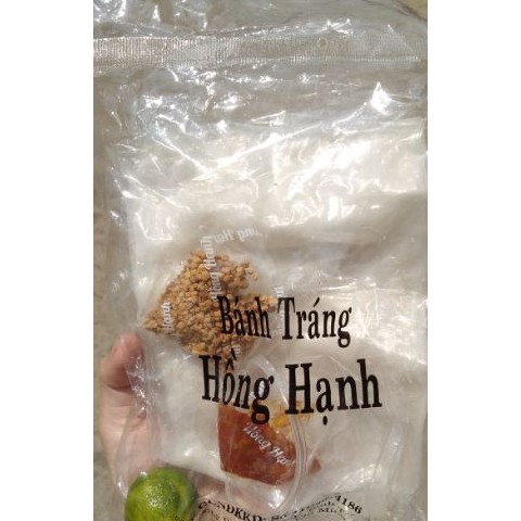 Combo 10 bịch Bánh tráng sate muối tắc Hồng Hạnh Tắc Sate Thơm Ngon Bao Cay Bao Ngon