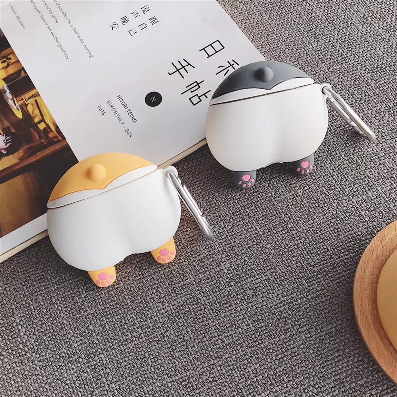 🔥Case Airpod 1/2 Ốp Tai Nghe Chất Liệu Silicon 🔥 Phù Hợp Với Airpods 1-2 Siêu Cute Dễ Thương