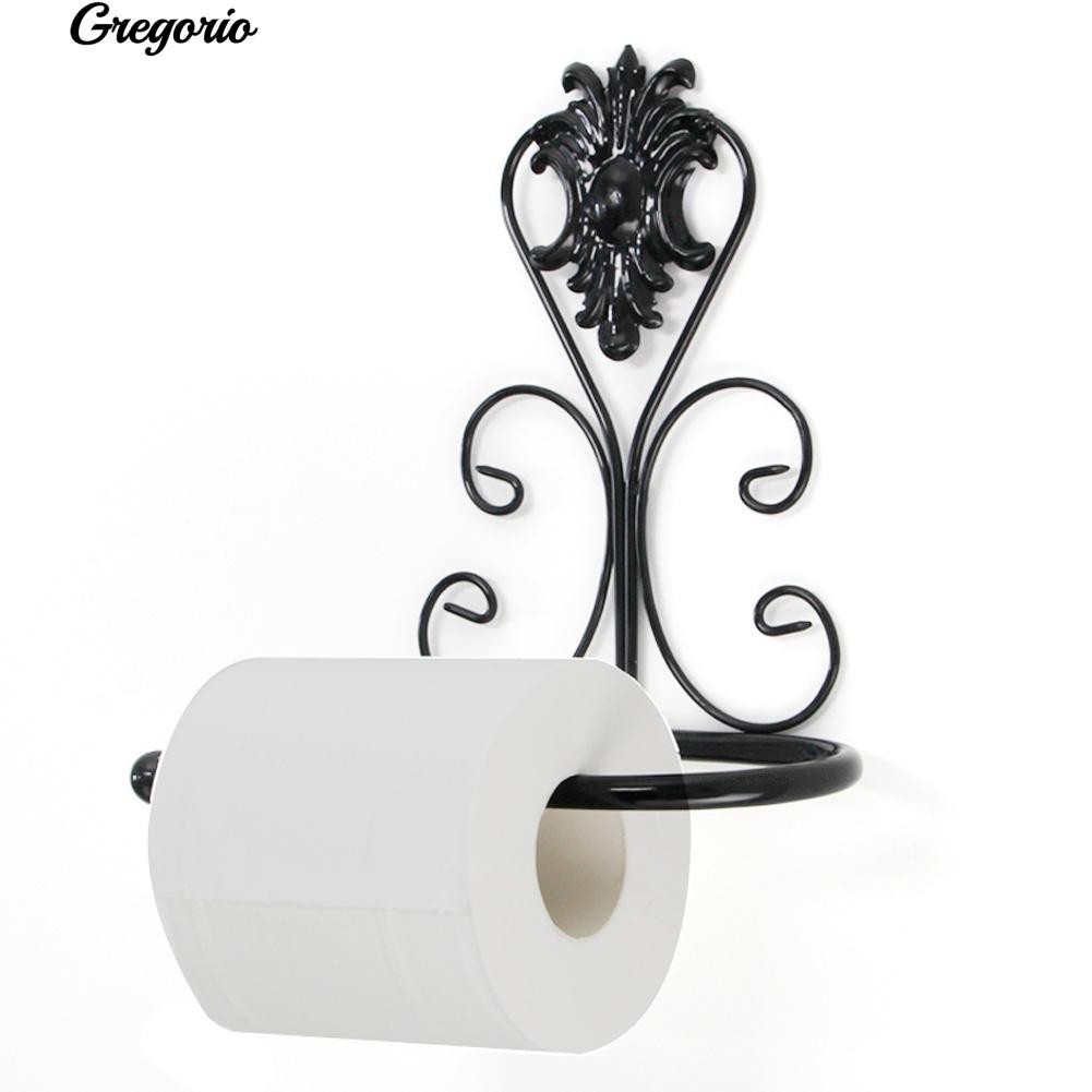 Giá treo cuộn giấy toilet gắn tường tiện dụng kèm ốc vít