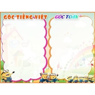 Decal các góc học tập - Đồ dùng dạy học Ruby