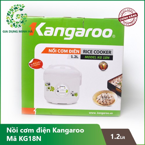 XẢ KHO THANH LY Nồi cơm điện Kangaroo 1.2 lít KG18N( Hàng trưng bày nguyên hộp bảo hành 12 tháng) | BigBuy360 - bigbuy360.vn
