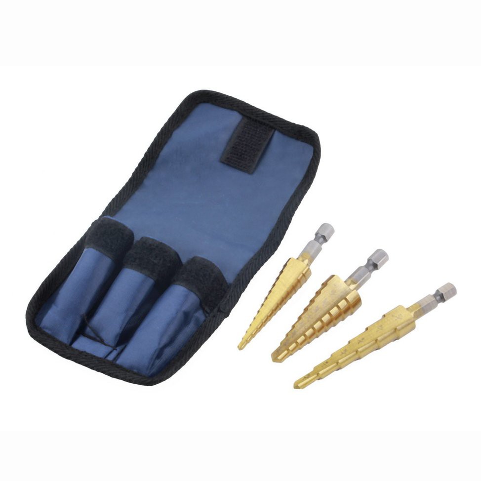 Set 3 mũi khoan bước 1 / 4 &quot; Hex Shank chất lượng cao