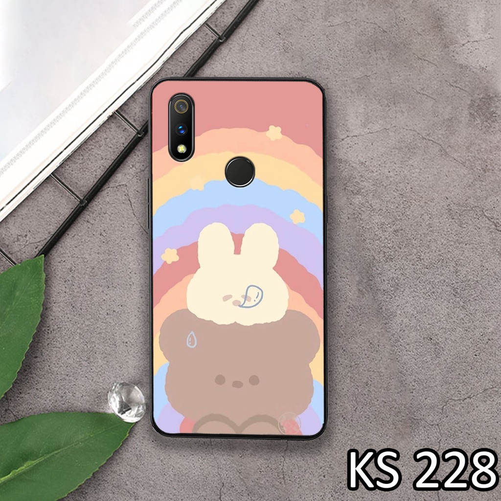 Ốp lưng Oppo Realme 1 - Realme 2 - Realme 3 - Realme 3 Pro - Ốp in hình gấu bear ngộ nghĩnh