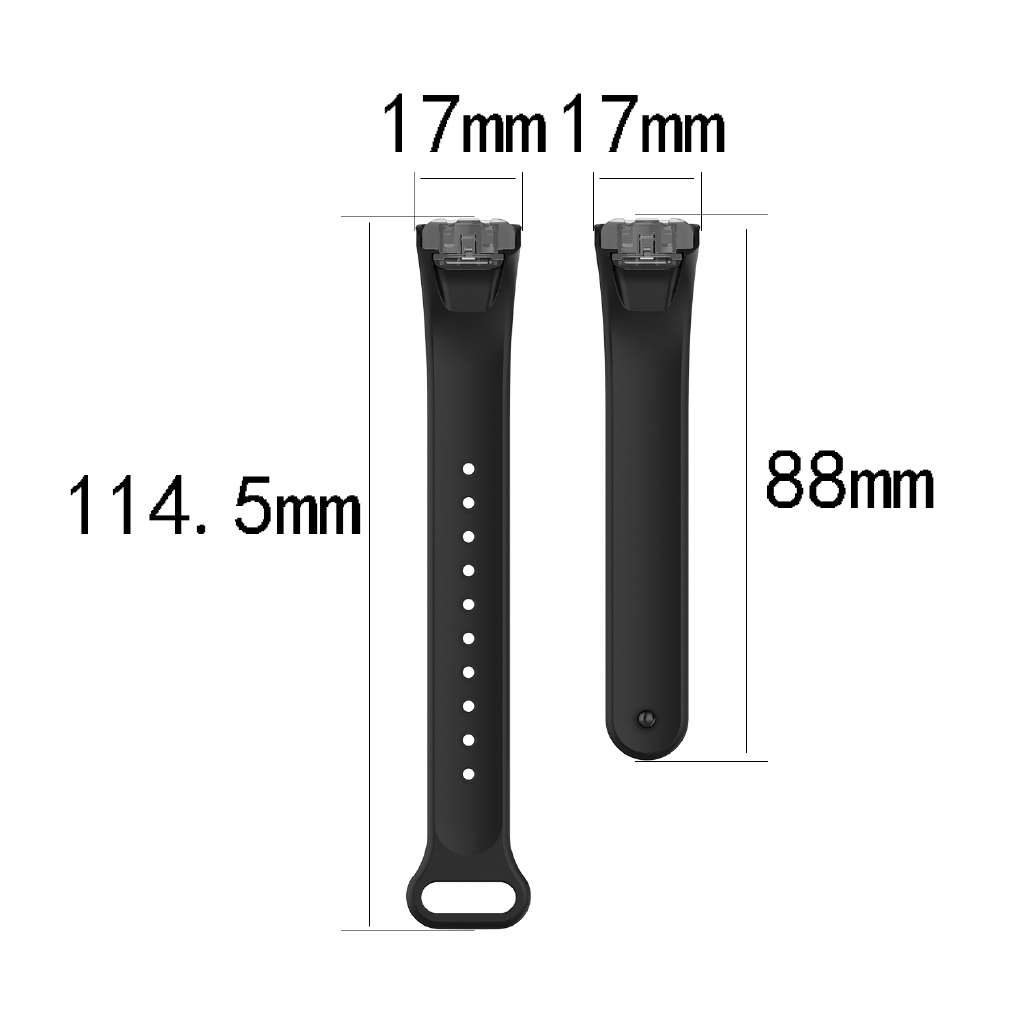 Dây đồng hồ silicone thể thao cho Samsung Galaxy Fit SM-R370