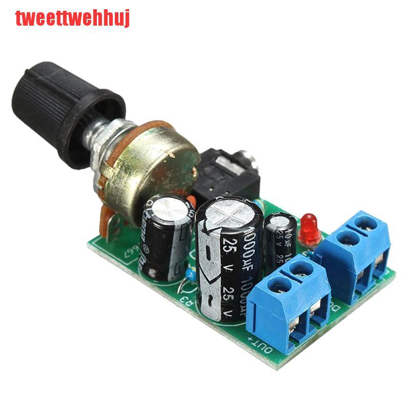 Bảng Mạch Khuếch Đại Âm Thanh Lm386 10w Kích Thước 3.5mm Dc 3-12v