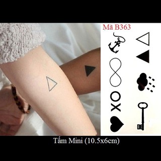 Xăm dán Tattoo nhỏ B363