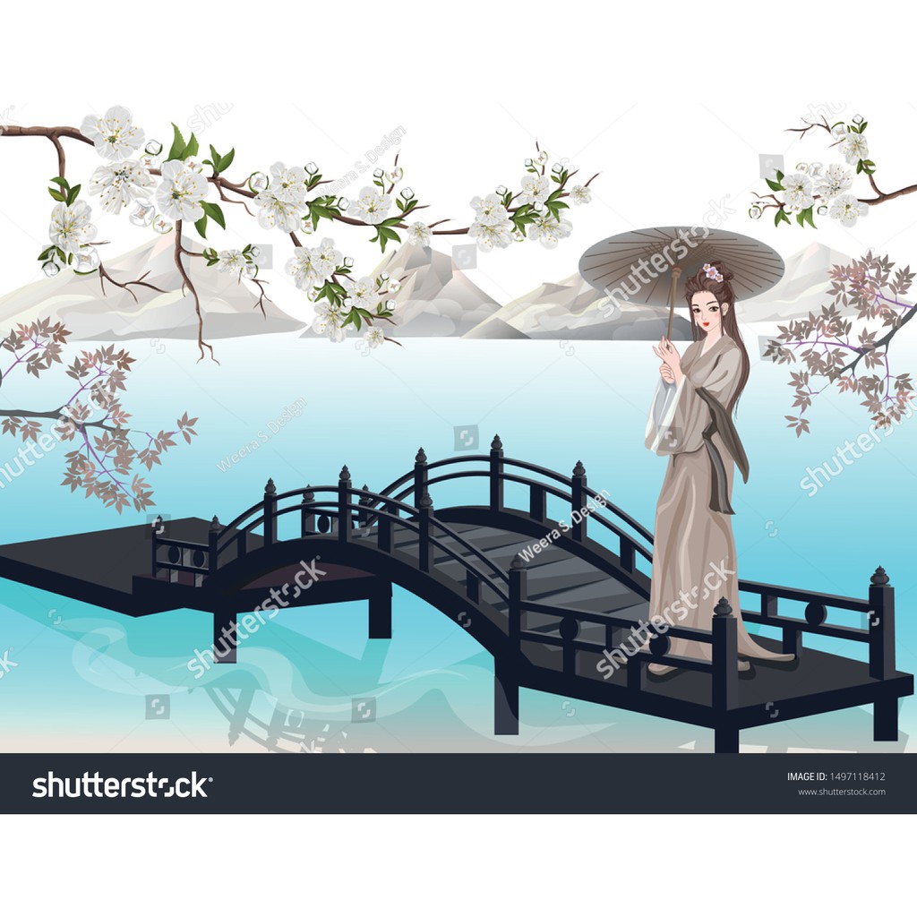 Tranh lụa 3d Hồng Kông Hoạt Hình Kích Thước 1,5m x 2m HKHH03